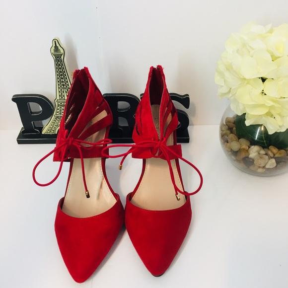 Lane Bryant Shoes - LANE BRYANT RED STILETTOS  SIZE 10W